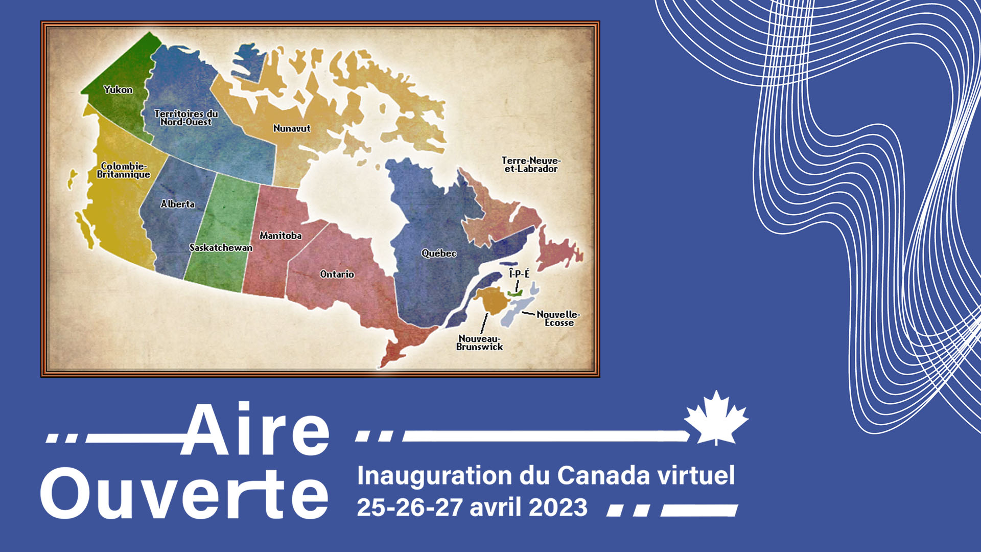 Un Canada virtuel entier pour les deux ans d’Aire Ouverte!